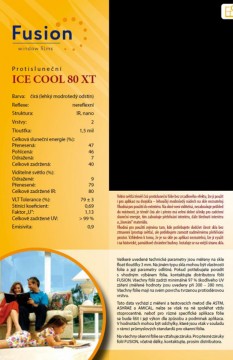 Fólie Fusion ICE COOL 80 XT